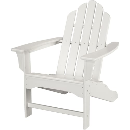 Cape Soleil, Verde Adirondack Chair in White